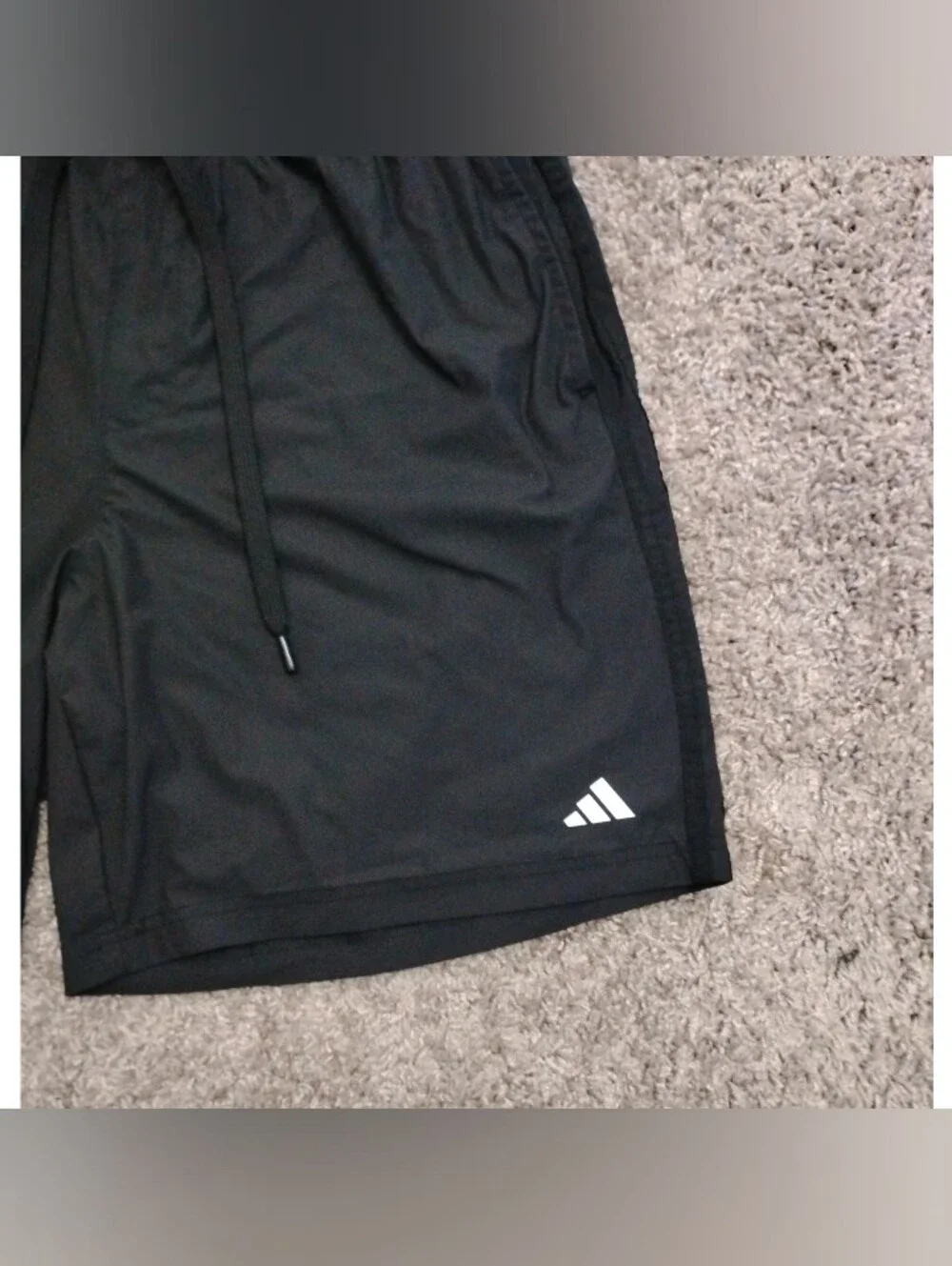 Adidas Men's Black Athletic Shorts